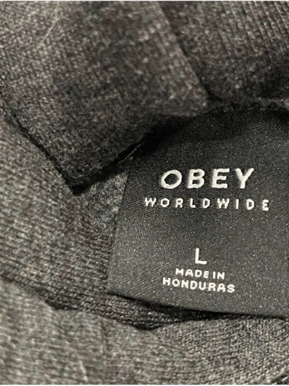 Obey Black Crewneck Sweater - Worldwide Label
